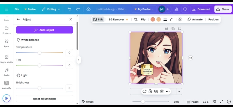 Canva Free Anime Avatar Editor