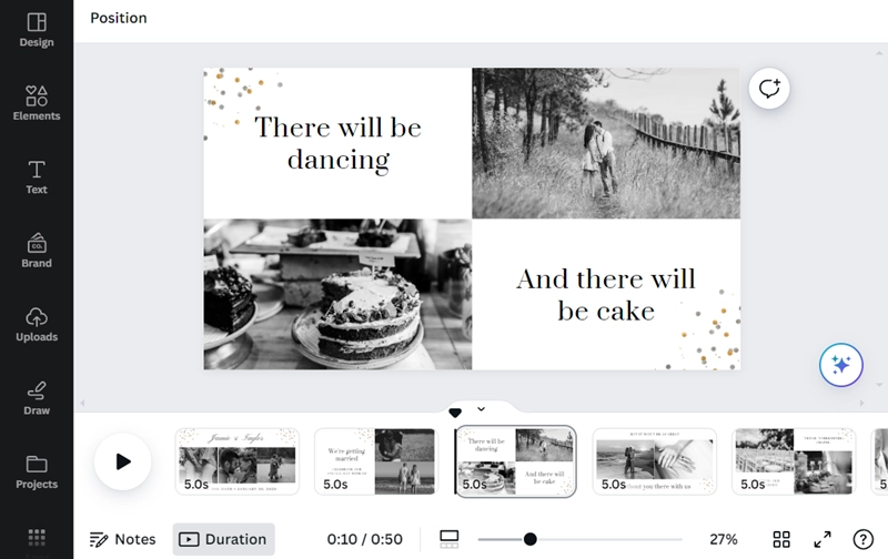 Canva Wedding Slideshow Maker