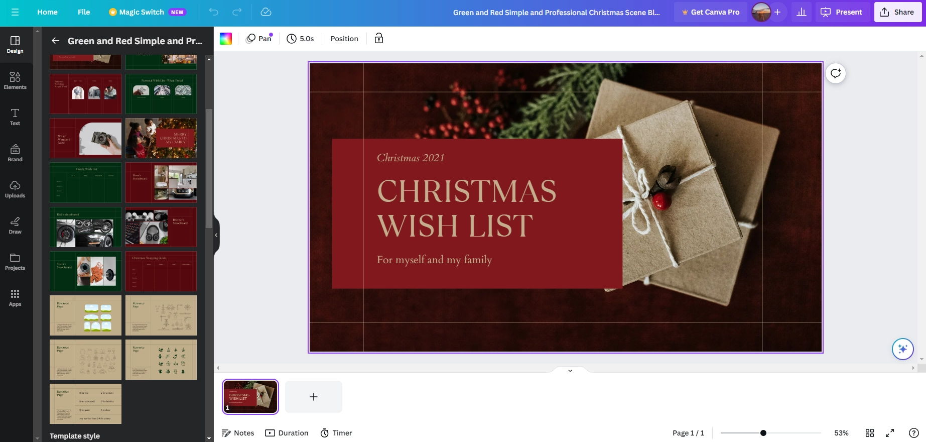 Christmas Video Maker - Canva