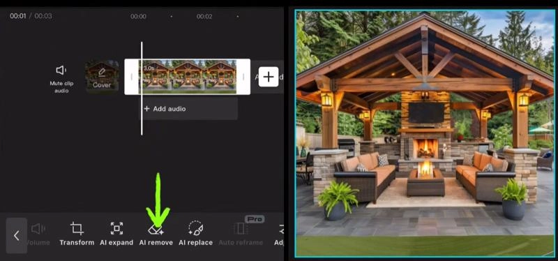CapCut AI Video Object Remover App
