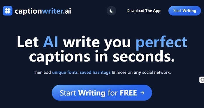 Caption Writer AI for Social Media