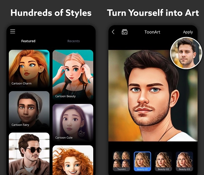 Cartoon Yourself Android App ToonArt