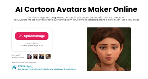 Cartoonize AI Cartoonizer to Make Virtual Avatar