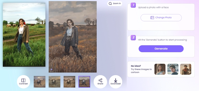 Cartoonize Your Portrait in 4 Retro Styles