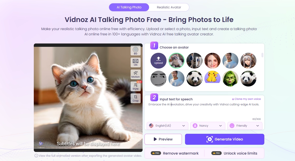 Cat Breed Identifier Vidnoz Talking Cat