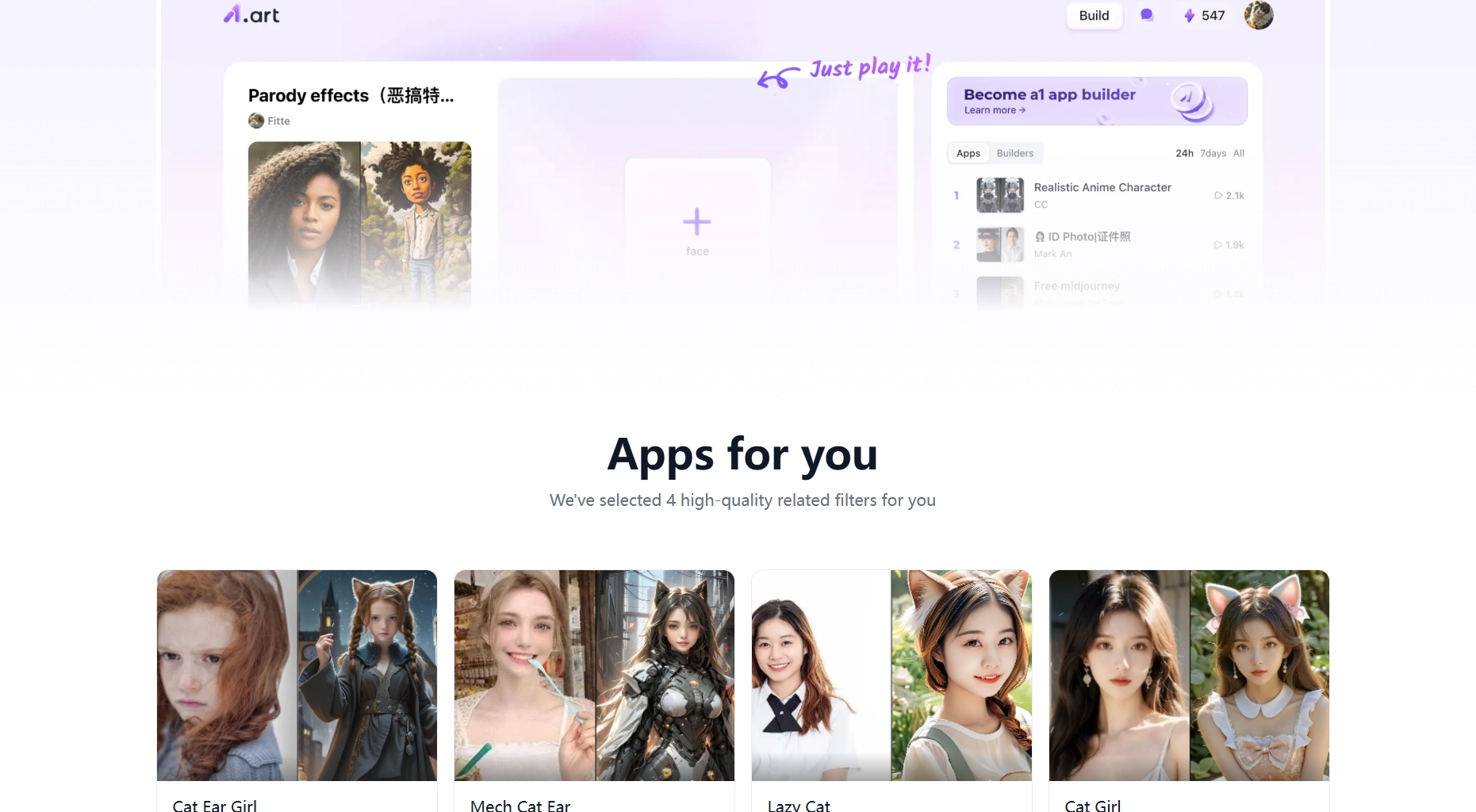 Cat Ear Filter A1 Art