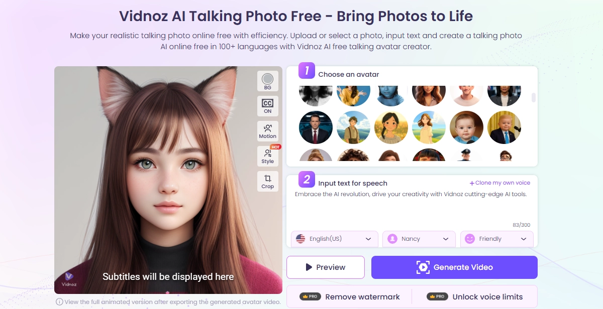 Catgirl Anime Talking Character AI