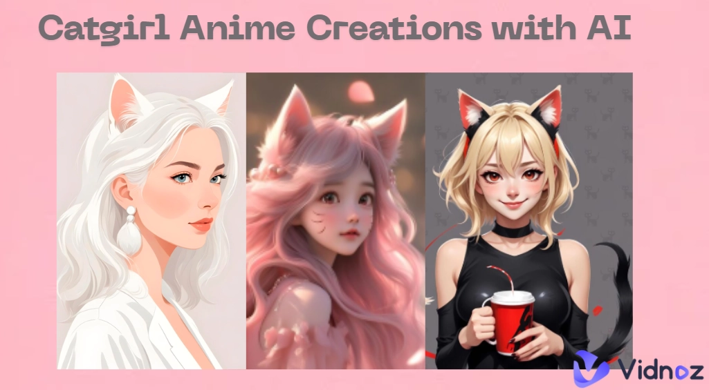 Create Catgirl Anime Images with Advanced AI Catgirl Anime Generators