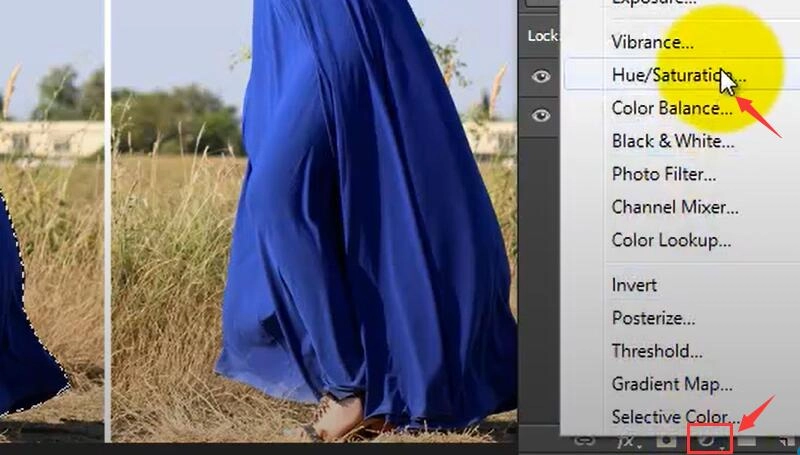 Change Clothes Color in Photoshop Step 4