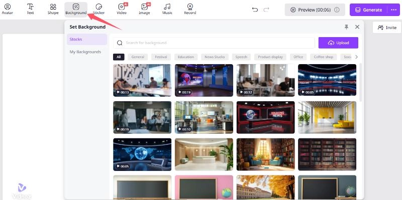 Change the Background on a Video