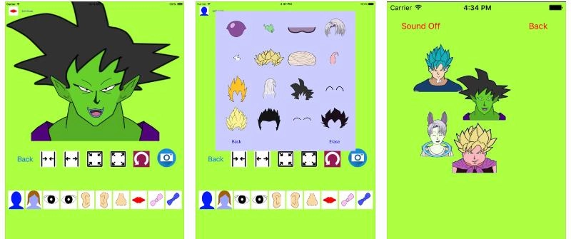 CharacterMaker Dragon Ball Character Creator App