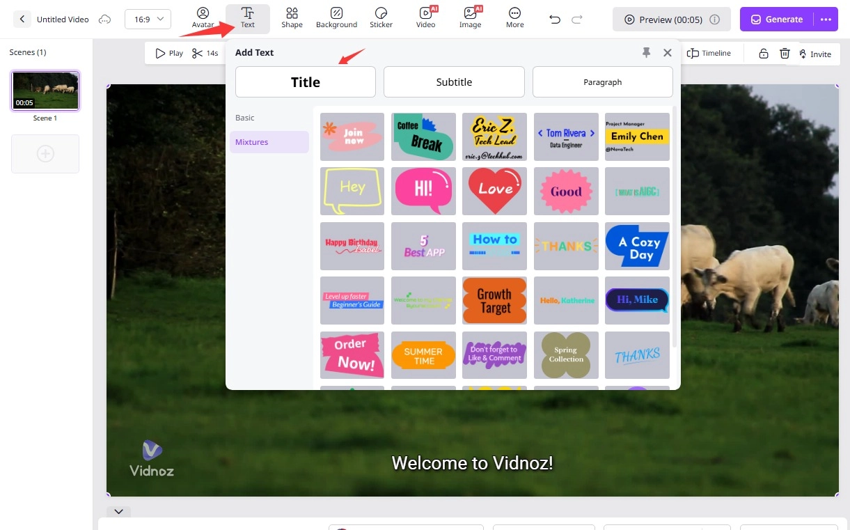 Choose a Title for Video
