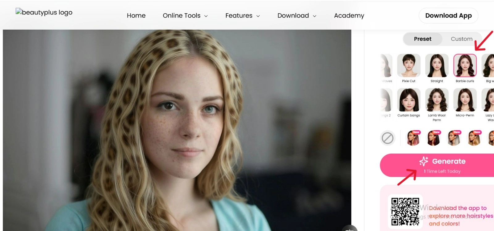 Choose Filter and Generate it