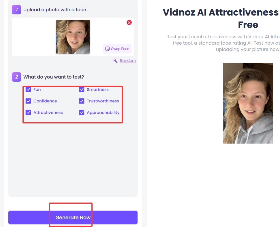 Choose the Options to Test