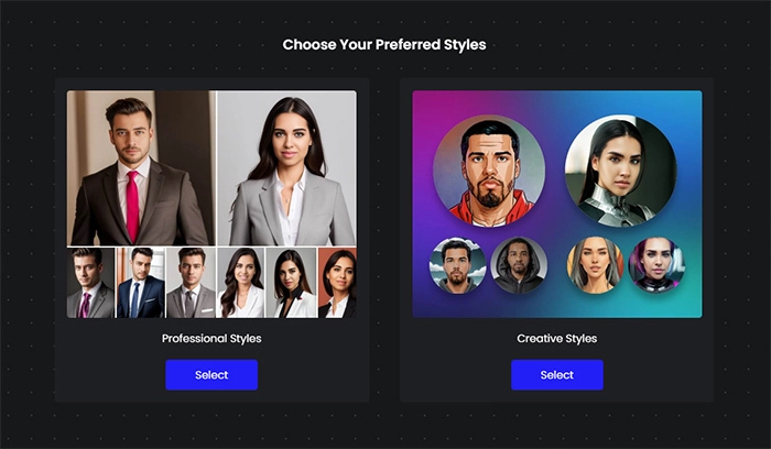 Choose the Style of Your 3D Avatar