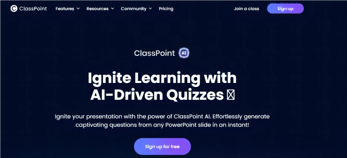 ClassPoint AI - Create Interactive and Engaging Presentations