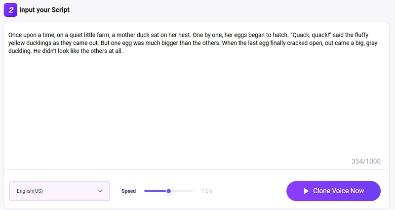 Clone Elmo Voice on Vidnoz-2