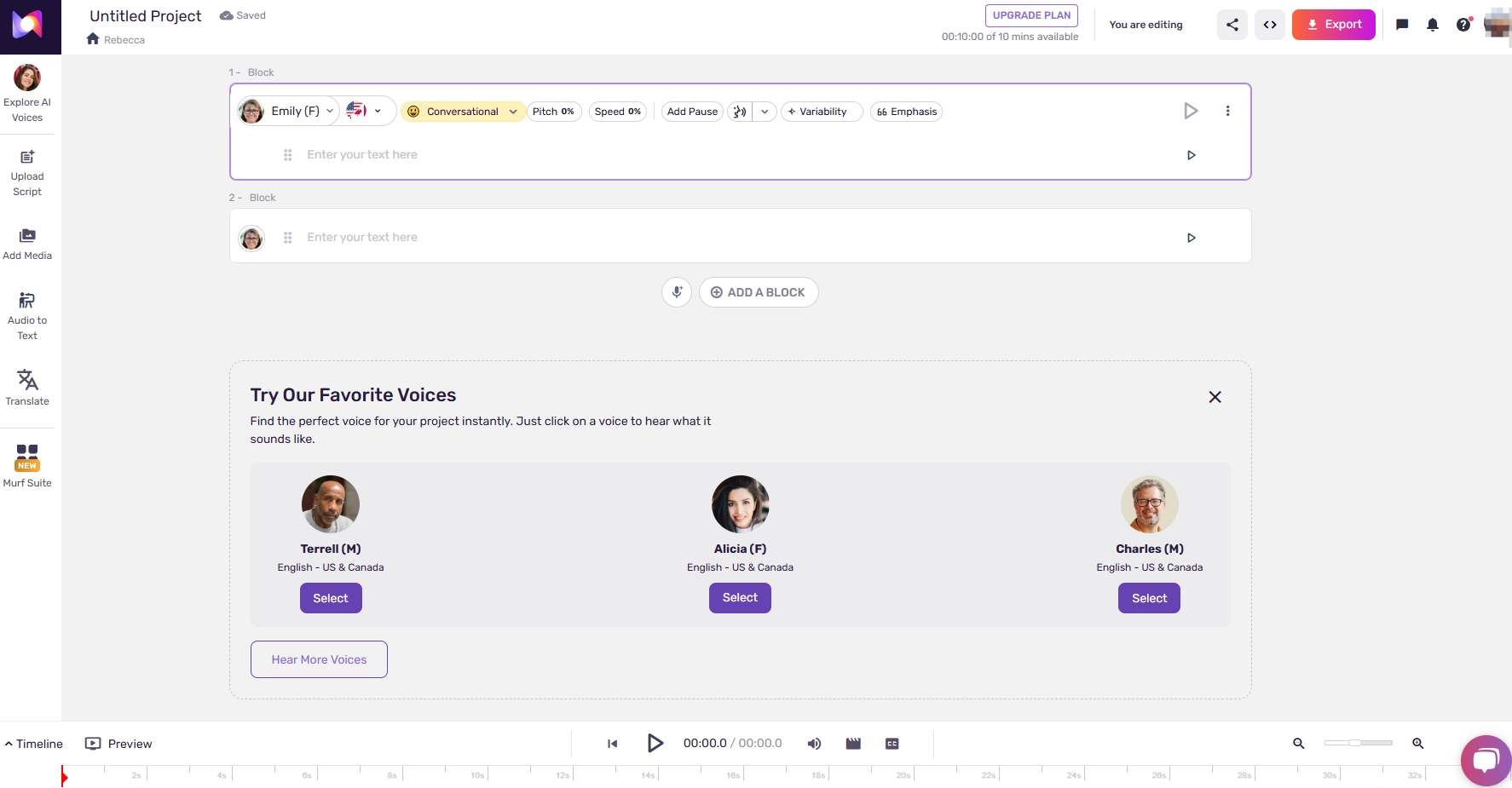 Cockney Accent Generator - Murf