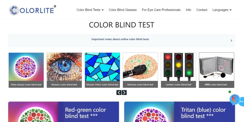 Color Blind Tests Online Free
