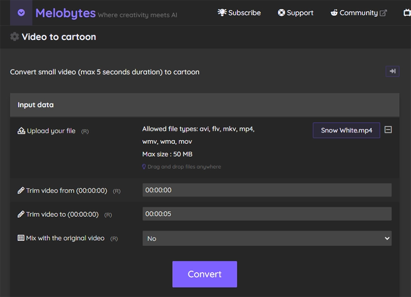 Convert Video to Anime Online Free Without Login-1