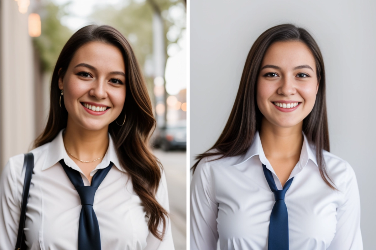 Corporate Headshot with Clean Background