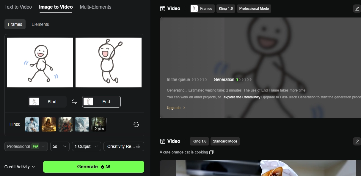 Cosistent Stick Figure Animator AI