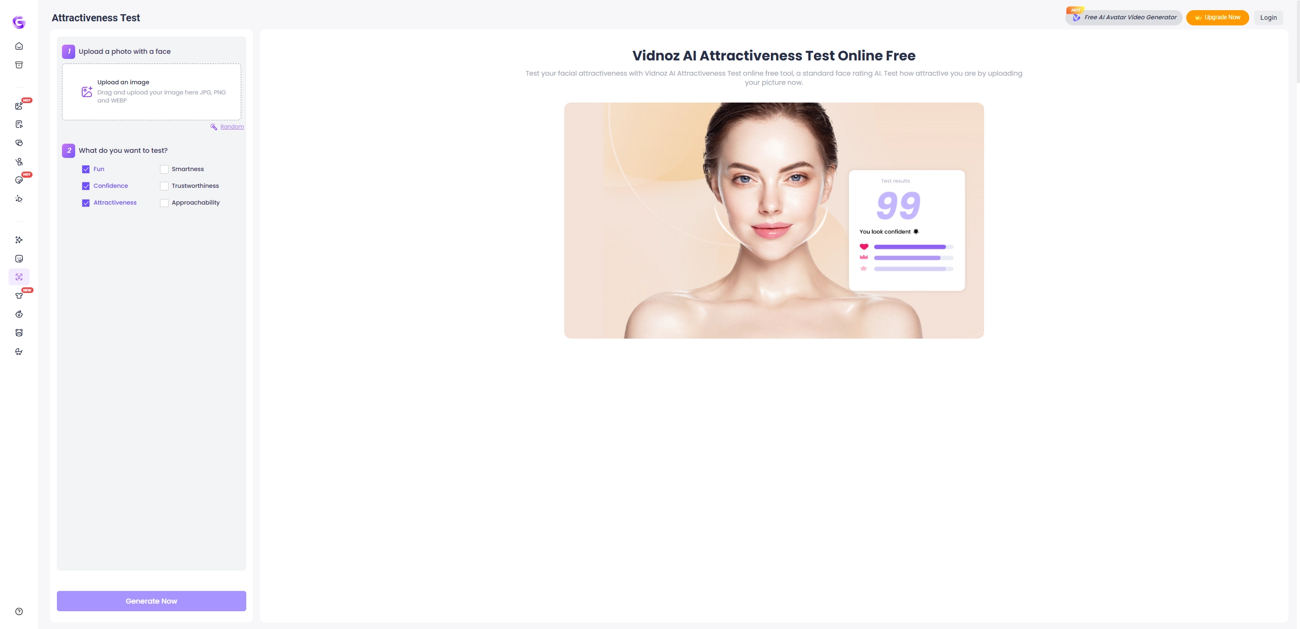 Could I Be a Model Face Test