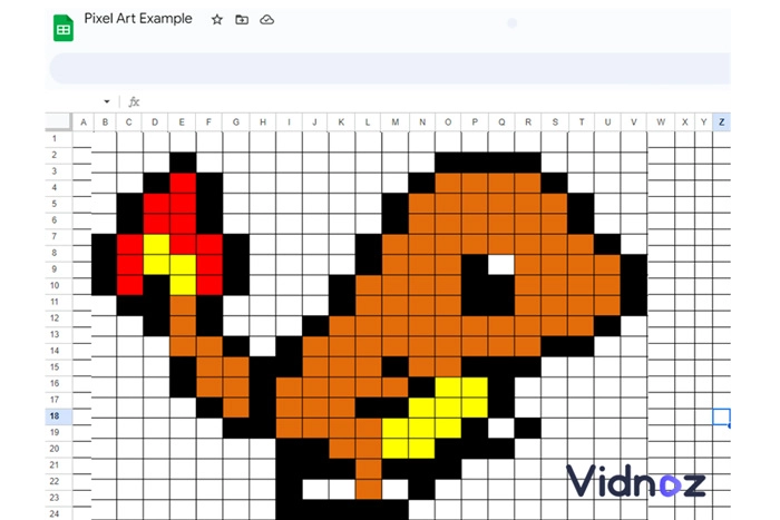 Cover of Make Pixel Art with Google Sheets