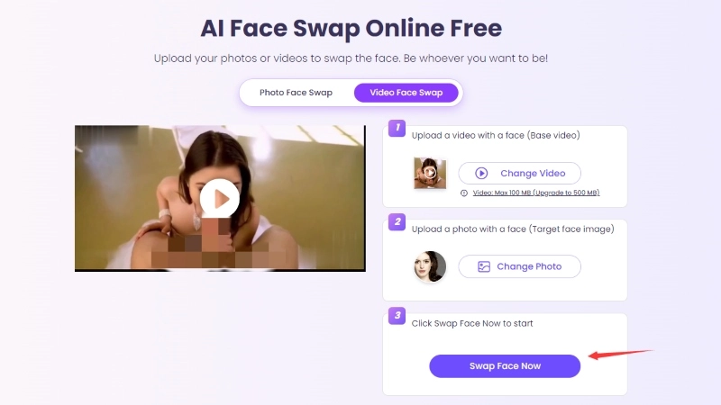 Create AI Face Swap Porn Free