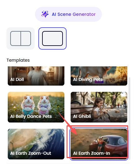 Create Earth Zoom Video Step2