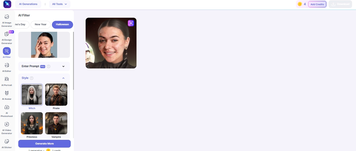 Create Halloween Filtered Images in Batch
