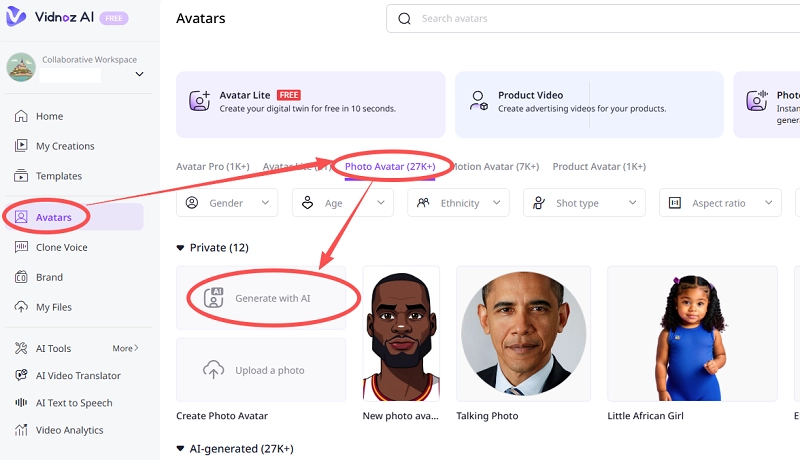 Create LeBron AI Avatar