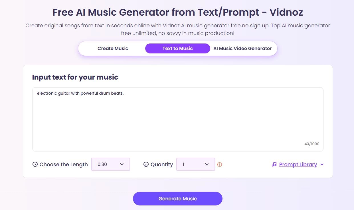 Create Music with AI Drum Beats UsingText to Music