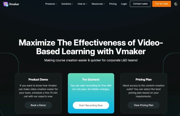 Third Tool to Create Video Tutorials - Vmaker