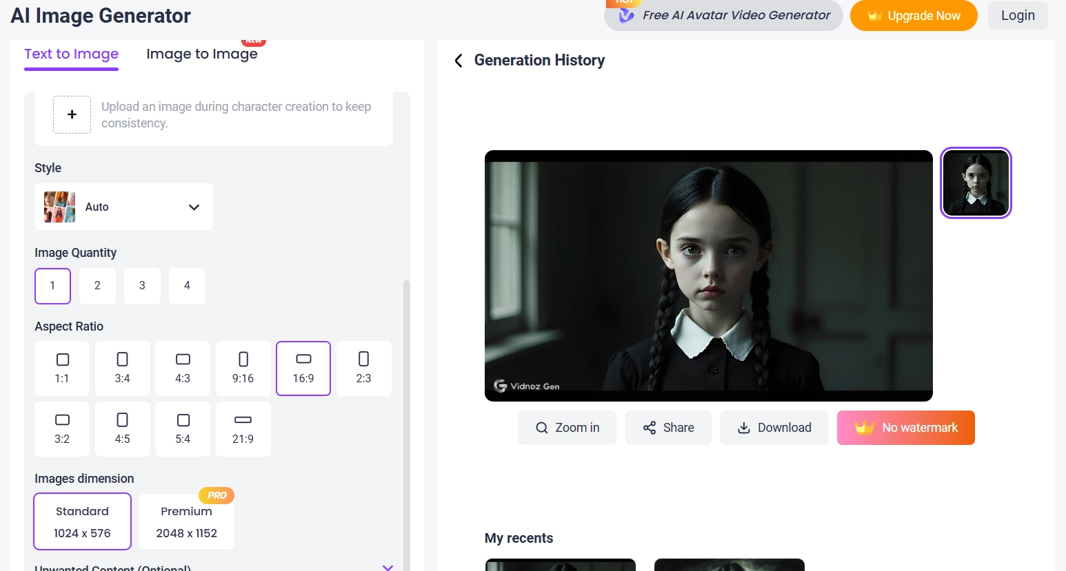Create Wednesday Addams Character AI - Step 4