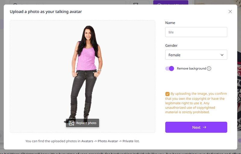 Create Your Talking Avatar for Christmas Video