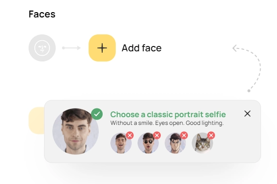 Creative Face Swap Online Site Reface AI - Add Face
