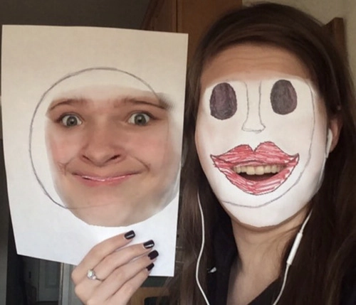 Cursed Face Swap with a Painting
