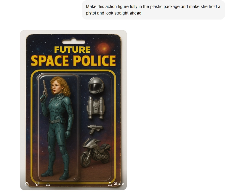Customize an AI Action Figure on ChatGPT-2