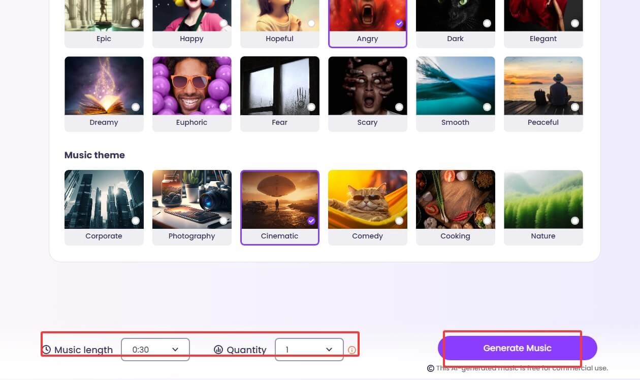 Customize from Options and Generate