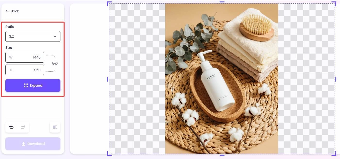 Customize Ratio and Size