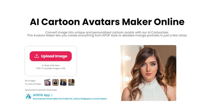 Cutout Cartoon Avatar Maker AI