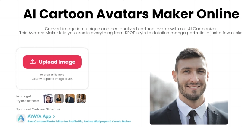 CutoutPro AI Cartoon Avatars Maker Online
