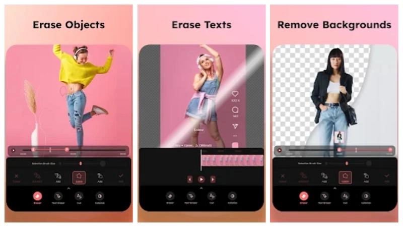 CutVibe Free Video Object Remover App