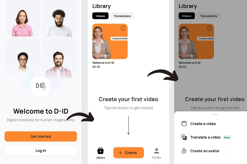 D-DI AI App to Make Photo Talk