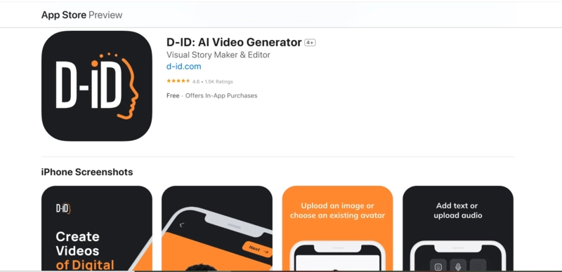 D-DI AI Photo Talk App Overview