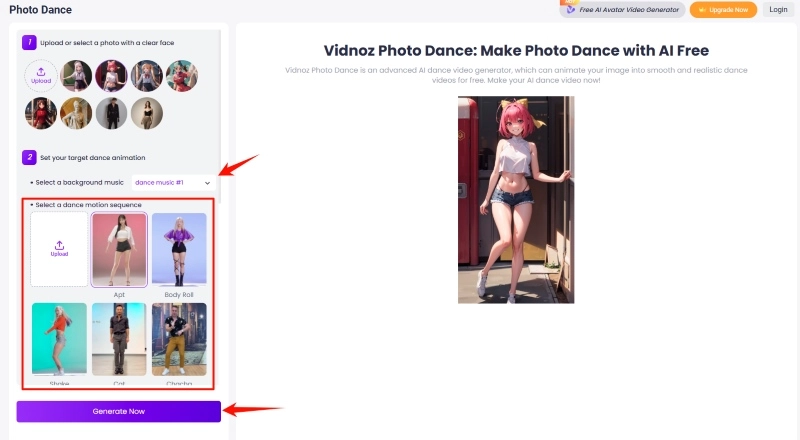 Dancing Wolf Inspiration - Vidnoz Photo Dance