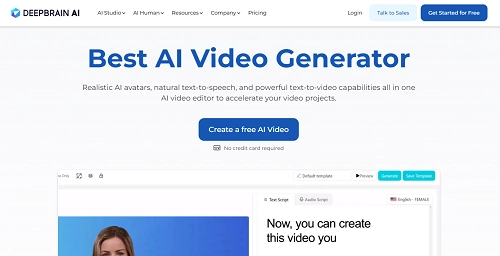 Deepbrain AI Text to Video Lecture in 5 Minutes
