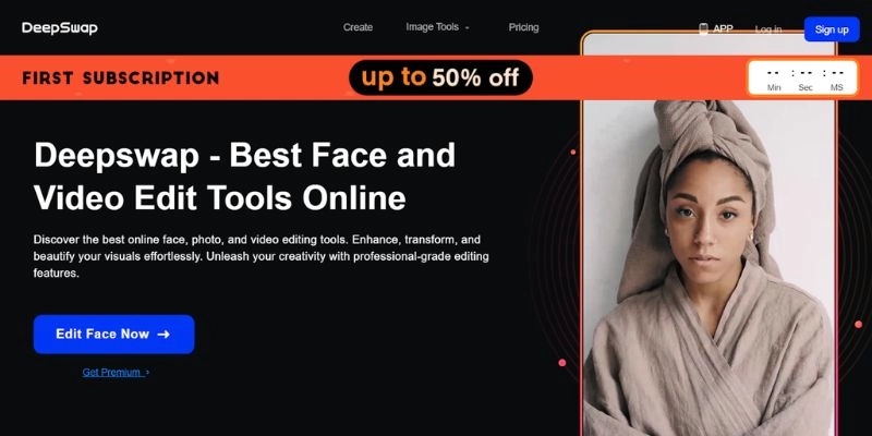 DeepSwap - Deepfake Lisa Face Edit Tool