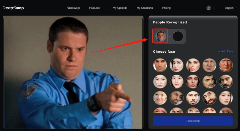 Deepswap AI Face Swap Meme